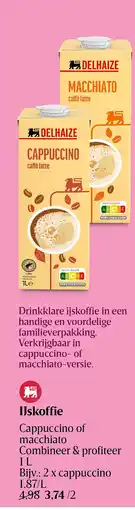 Delhaize IJskoffie aanbieding