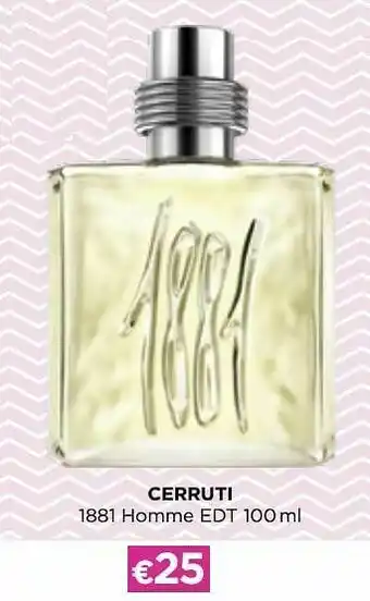 ICI PARIS XL Cerruti 1881 homme edt aanbieding