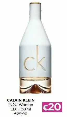 ICI PARIS XL Calvin klein in2u woman edt aanbieding