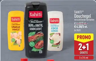 ALDI Tahiti douchegel aanbieding
