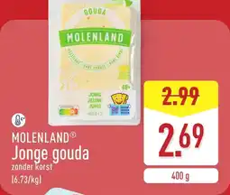 ALDI Molenland zonder korst aanbieding