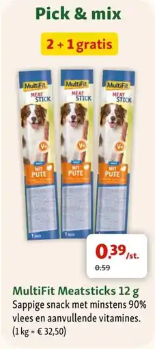 Maxi Zoo MultiFit Meatsticks aanbieding