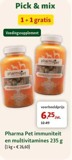 Maxi Zoo Pharma Pet immuniteit en multivitamines aanbieding