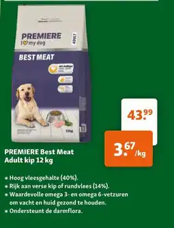 Maxi Zoo Premiere best meat adult kip aanbieding