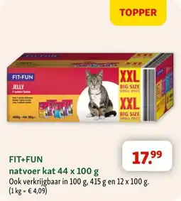 Maxi Zoo Fit+fun natvoer kat aanbieding