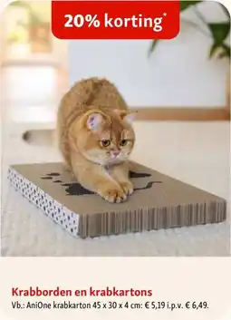 Maxi Zoo Krabborden en krabkartons aanbieding