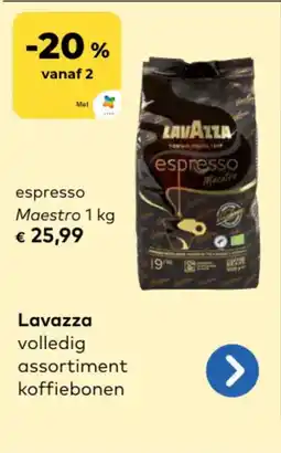 Bio Planet Lavazza espresso maestro aanbieding