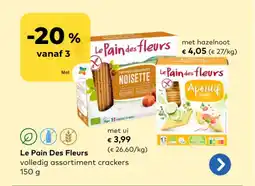 Bio Planet Le pain des fleurs met hazelnoot aanbieding