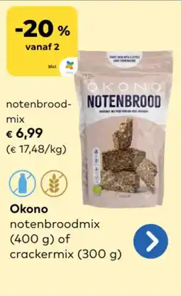 Bio Planet Okono notenbrood- mix aanbieding