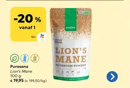 Bio Planet Purasana lion's mane aanbieding