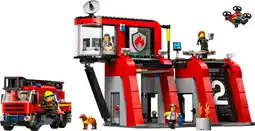 Coolblue LEGO City - La Caserne et le Camion de Pompiers 60414 aanbieding