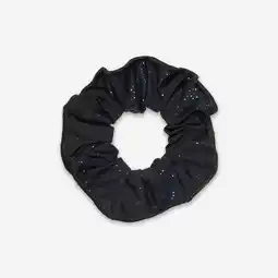 Decathlon Scrunchie met lovertjes voor gymnastiek dames zwart aanbieding