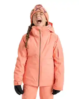 Decathlon Funktionelle Snow-Jacke MEADE Orange Meisjes 8-16 aanbieding