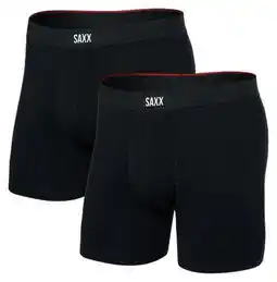 Decathlon Set van 2 Saxx Vibe Xtra Super Black Boxers aanbieding