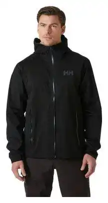 Decathlon Helly Hansen Momentum 3L Long Sleeve Jas Zwart aanbieding