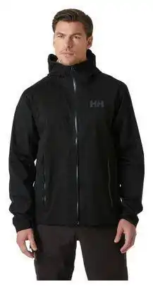 Decathlon Helly Hansen Momentum 3L Long Sleeve Jas Zwart aanbieding