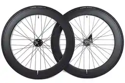 Decathlon Terugtrapem 60mm Wielset + Binnenbanden + Banden - Zwart aanbieding