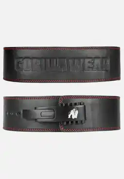 Decathlon 4 Inch Premium Leather Lever Belt - Zwart aanbieding