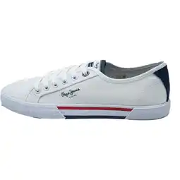 Decathlon Sneakers Pepe Jeans Brady Men Basic, Wit, Mannen aanbieding