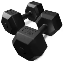 Decathlon Bitumen dumbbell set Trex Sport TX-008CD 2×8 kg krachttraining aanbieding