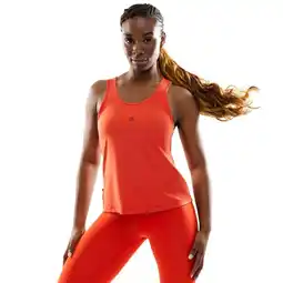 Decathlon Dames Fitness tanktop Hart Rood aanbieding