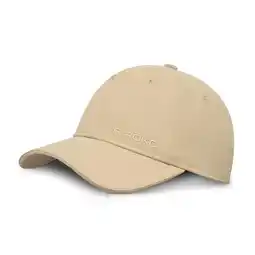 Decathlon Heren en Dames Fitness 6-panel sportpet Coach Sand Brown Beige aanbieding