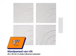 Action Wandpaneel van vilt aanbieding