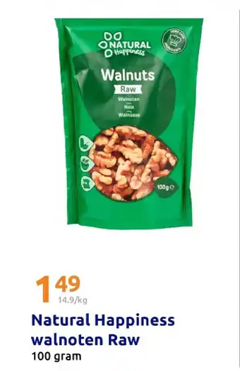 Natural Happiness walnoten Raw