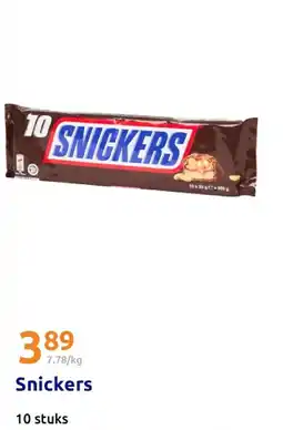 Action Snickers aanbieding