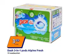 Action Dash 3-in-1 pods Alpine Fresh aanbieding
