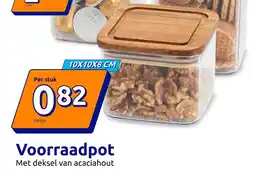 Action Voorraadpot 10X10X8 CM aanbieding