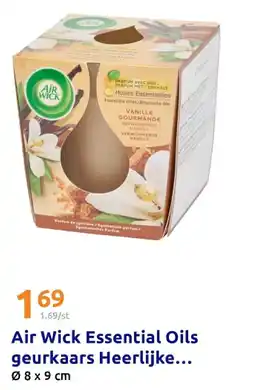 Action Air Wick Essential Oils geurkaars Heerlijke Vanille aanbieding