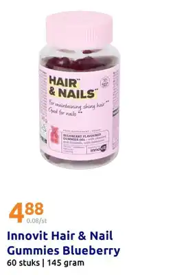 Action Innovit Hair & Nail Gummies Blueberry aanbieding