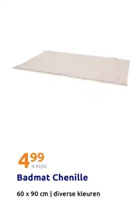 Action Badmat Chenille aanbieding