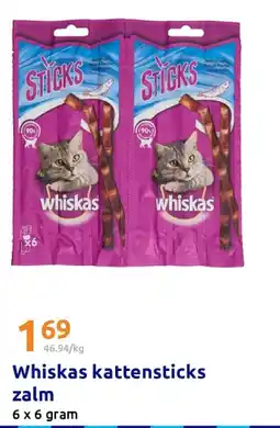 Action Whiskas kattensticks zalm aanbieding