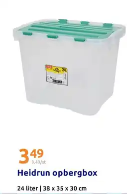 Action Heidrun opbergbox aanbieding