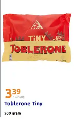Action Toblerone Tiny aanbieding