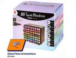 Action Déco Time twinmarkers aanbieding