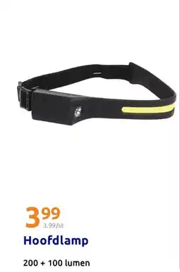 Action Hoofdlamp aanbieding