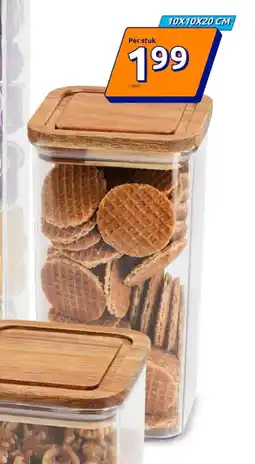 Action Voorraadpot 10X10X20 CM aanbieding