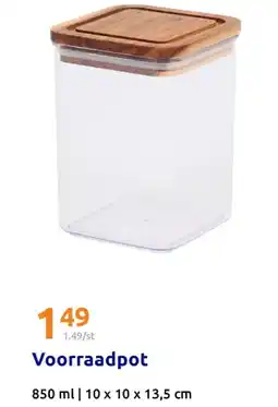 Action Voorraadpot aanbieding