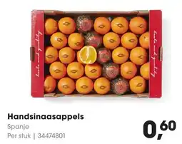 Hanos Handsinaasappels aanbieding