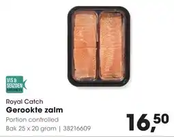 Hanos Royal Catch Gerookte Zalm aanbieding