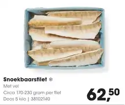Hanos Snoekbaarsfilet aanbieding