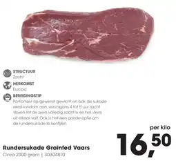 Hanos Rundersukade Grainfed Vaars aanbieding