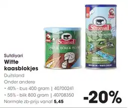 Hanos Sutdiyari Witte Kaasblokjes aanbieding