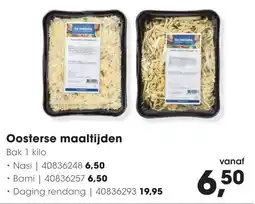 Hanos Oosterse Maaltijden aanbieding