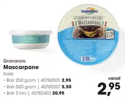 Hanos Granarolo Mascarpone aanbieding