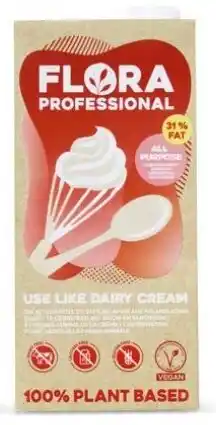 Hanos Flora Professional Plantaardige room 31% Koken en Opkloppen aanbieding
