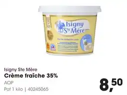 Hanos Isigny Ste Mère Crème fraîche 35% aanbieding